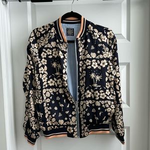Scotch and Soda reversible flore and stripes jacket